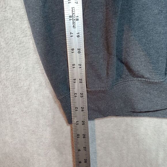 Marines Sweatshirt Mens Medium Gray Fleece Lined MV Sport Semper Fidelis Vintage - Picture 4 of 7